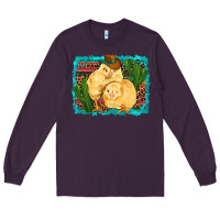 Plum western cowboy chicks cactus coop animals  leopard serape turquoise Long Sleeve Tee - Artiststas