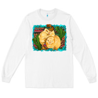 White western cowboy chicks cactus coop animals  leopard serape turquoise Long Sleeve Tee - Artiststas