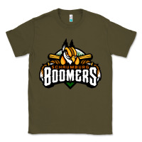 Army Green Schaumburg Boomers Classic Tee - linhVisuals