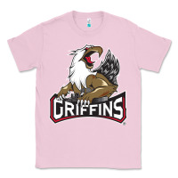 Bubblegum Pink Grand Rapids Griffins Classic Tee - linhVisuals