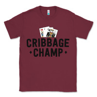 Burgundy funny cribbage shirt for men cribbage champ tournament Classic Tee - linhVisuals