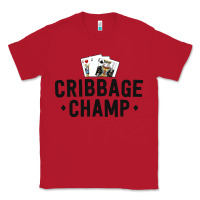 Red funny cribbage shirt for men cribbage champ tournament Classic Tee - linhVisuals