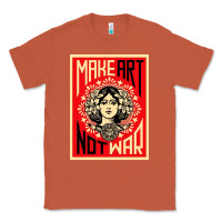 Copper make art no war Classic Tee - linhVisuals