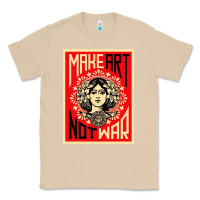 Mushroom make art no war Classic Tee - linhVisuals
