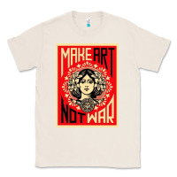 Natural make art no war Classic Tee - linhVisuals