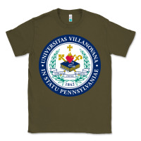 Army Green villanova university Classic Tee - linhVisuals
