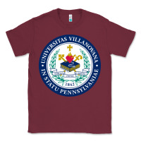 Burgundy villanova university Classic Tee - linhVisuals