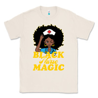 Natural womens black history month nurse juneteenth medical afro african Classic Tee - linhVisuals