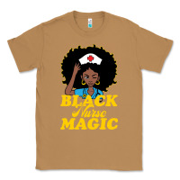 Womens Black History Month Nurse Juneteenth Medical Afro African Classic Tee | Teevron