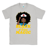 Moon Dust womens black history month nurse juneteenth medical afro african Classic Tee - linhVisuals