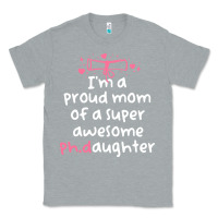 Heather Grey proud mom phd graduation family super awesome ph Classic Tee - linhVisuals