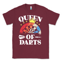 Burgundy darts shirts for women dart throwing league Classic Tee - linhVisuals