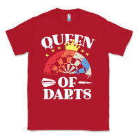 Red darts shirts for women dart throwing league Classic Tee - linhVisuals