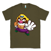 Army Green super wario land Classic Tee - linhVisuals