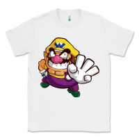 White super wario land Classic Tee - linhVisuals