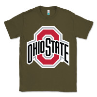 Army Green football Classic Tee - linhVisuals