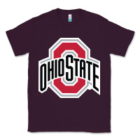 Plum football Classic Tee - linhVisuals