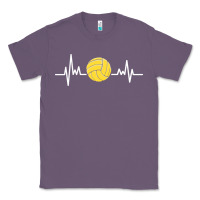 Lavender water polo shirt women girls heartbeat game day mom team Classic Tee - linhVisuals
