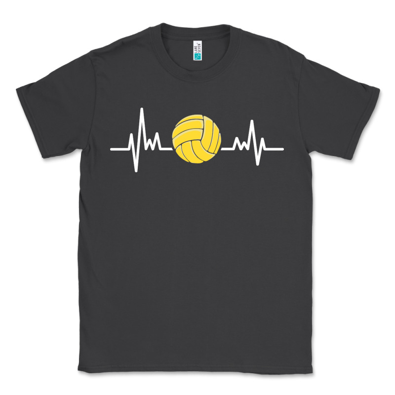 Water Polo Shirt Women Girls Heartbeat Game Day Mom Team Classic Tee by linhVisuals | Teevron