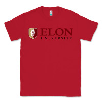 Red Elon University Classic Tee - linhVisuals