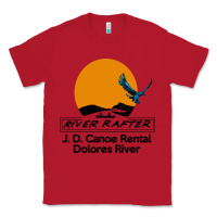 Red jd canoe rental Classic Tee - linhVisuals
