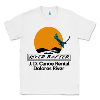 White jd canoe rental Classic Tee - linhVisuals