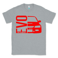Heather Grey evo car Classic Tee - linhVisuals