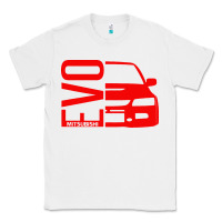 White evo car Classic Tee - linhVisuals