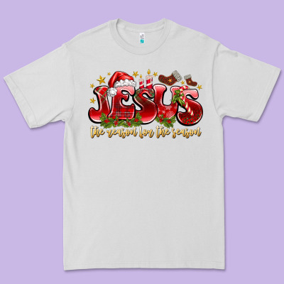 Jesus The Reason For The Season Premium Tee Designed By Cowhidedigitalart
