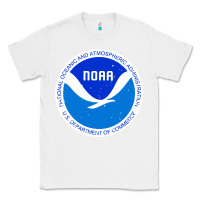 White noaa national oceanic Classic Tee - linhVisuals