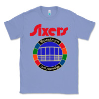 Colony Blue sixers spectrum Classic Tee - linhVisuals