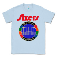 Dusty Blue sixers spectrum Classic Tee - linhVisuals