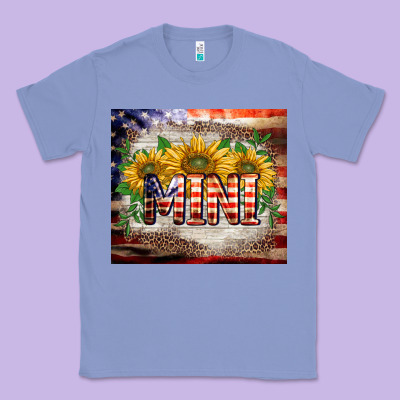 Patriotic Mini  Tumbler Classic Tee Designed By Barkaloodesign