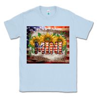 Dusty Blue patriotic mini  tumbler Classic Tee - BarkalooDesign