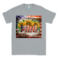 Heather Grey patriotic mini  tumbler Classic Tee - BarkalooDesign