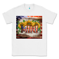 White patriotic mini  tumbler Classic Tee - BarkalooDesign