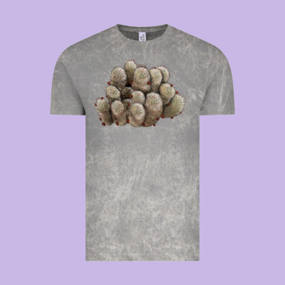 Brown Flowered Cactus Vintage Tee Designed By Lillyallendesigns