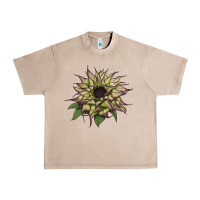French Oak sun   fill purple sunflower Urban Heavy Tee - LillyAllenDesigns