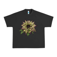 Pigment Black sun   fill purple sunflower Urban Heavy Tee - LillyAllenDesigns