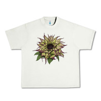 Pistachio sun   fill purple sunflower Urban Heavy Tee - LillyAllenDesigns