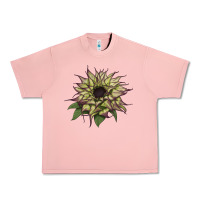Salmon sun   fill purple sunflower Urban Heavy Tee - LillyAllenDesigns