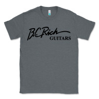 Charcoal Heather bc rich guitar Classic Tee - linhVisuals