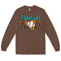 Chestnut western leopard serape wooden sunflowers  turquoise glitter mom baseba Long Sleeve Tee - Artiststas