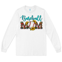 White western leopard serape wooden sunflowers  turquoise glitter mom baseba Long Sleeve Tee - Artiststas