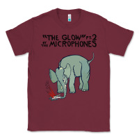 Burgundy the microphones the glow Classic Tee - linhVisuals