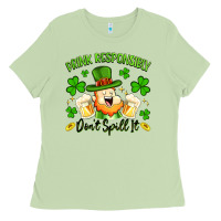 Matcha drink responsibly dont spill it Ladies Tee - Artiststas
