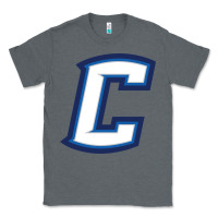 Charcoal Heather creighton bluejays wordmark Classic Tee - linhVisuals
