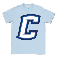 Dusty Blue creighton bluejays wordmark Classic Tee - linhVisuals