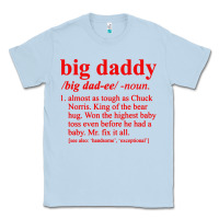 Dusty Blue big daddy Classic Tee - linhVisuals