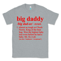 Heather Grey big daddy Classic Tee - linhVisuals